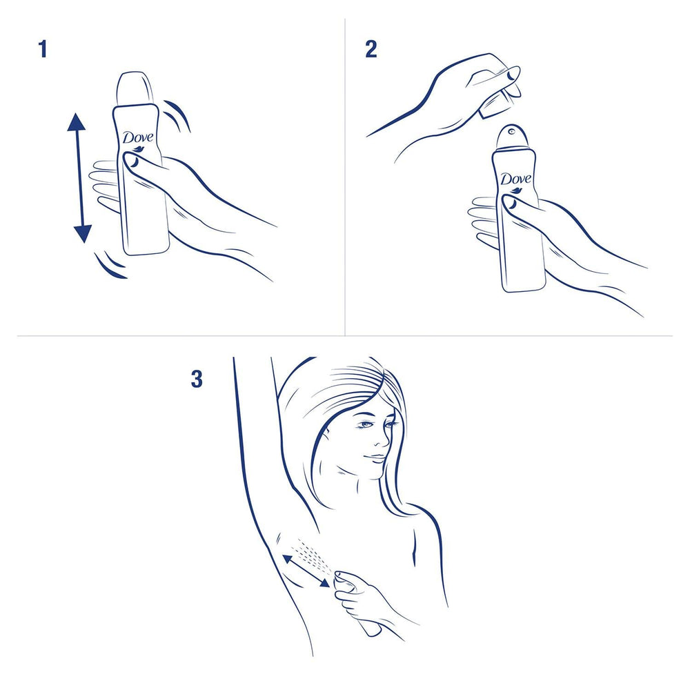 Dove Déodorant Invisible Dry réduit les traces sur les tissus clairs.