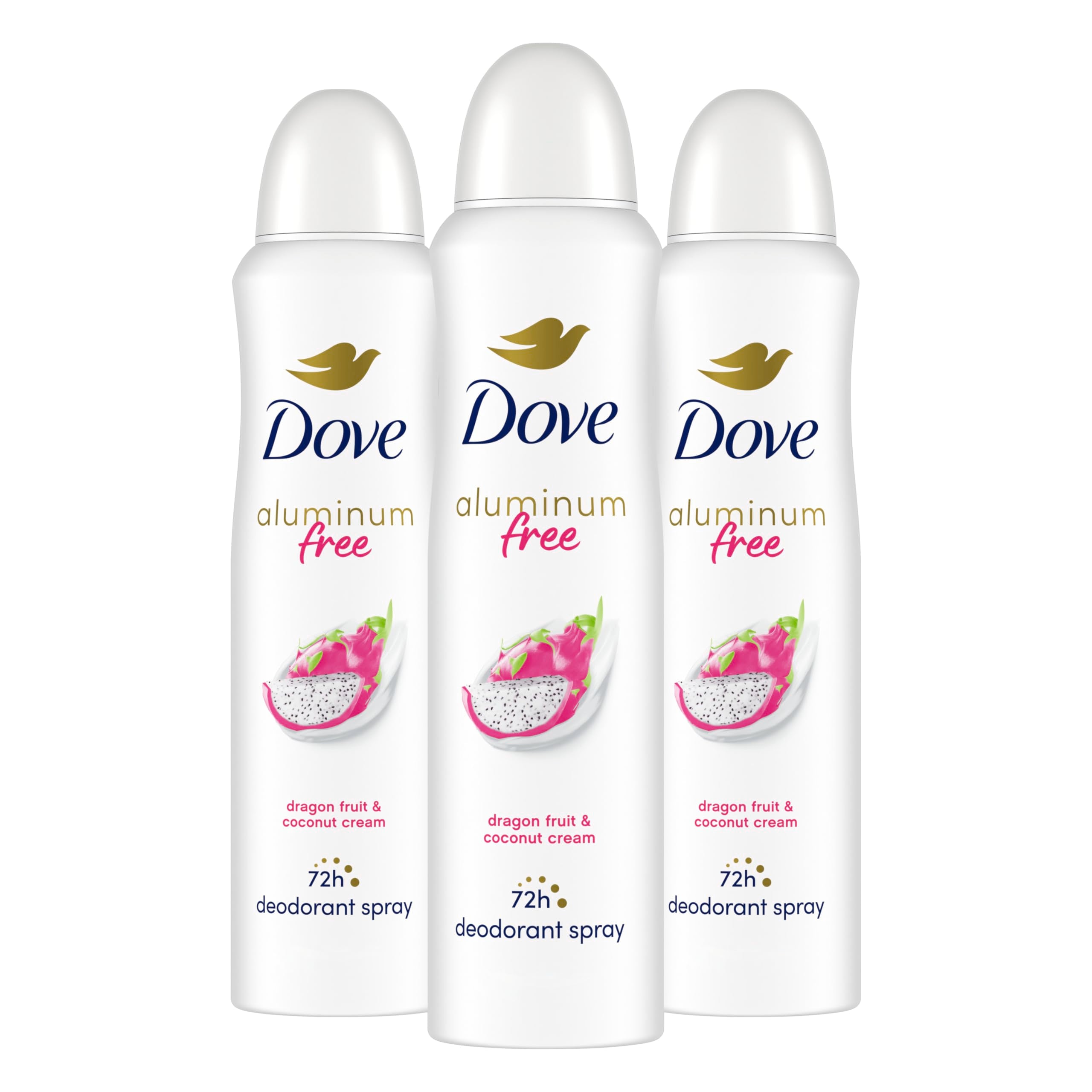 Dove sans aluminium dragon fruit coco, bouteille prête pour une fraîcheur durable.