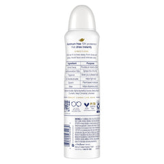 Dove Déodorant sans aluminium Formule ¼ hydratants – soin doux pour la peau.