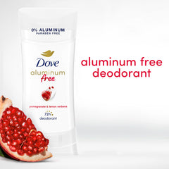 Texture creme du déodorant Dove sans aluminium