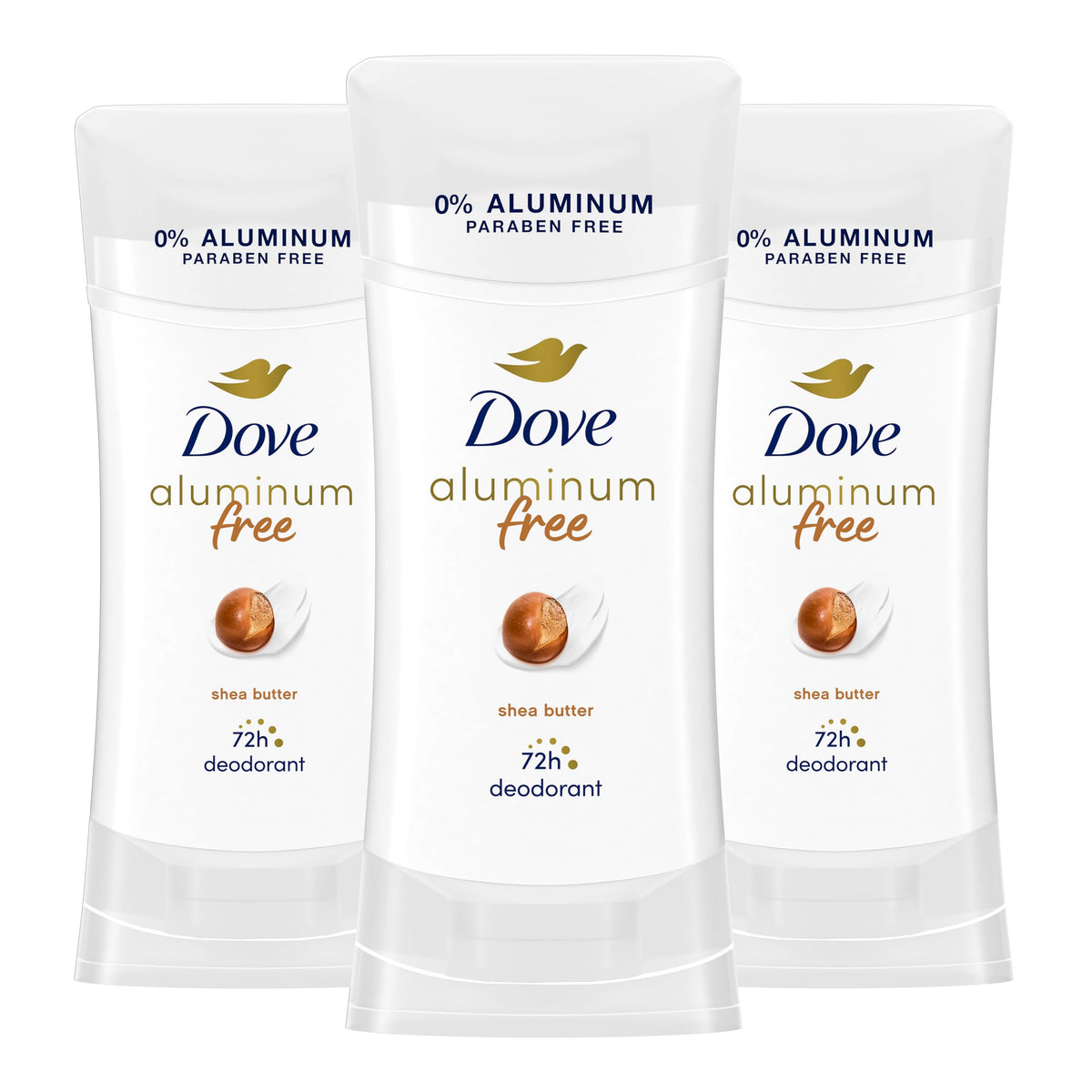 Dove déodorant sans aluminium en stick karité pour douceur longue durée