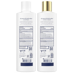 Après-shampoing Dove DermaCare en bouteille, douceur et démêlage facilité.