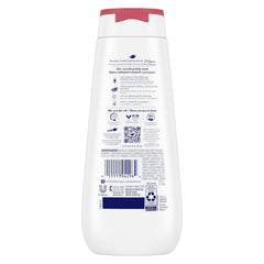 Gel Dove Vegan sans sulfates nettoyant en douceur pour la peau sensible.