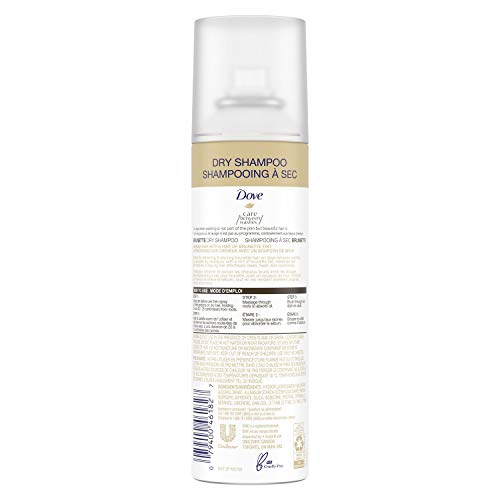 Dove Care Between Washes Brunette — spray ciblé sur les racines pour un rafraîchissement rapide