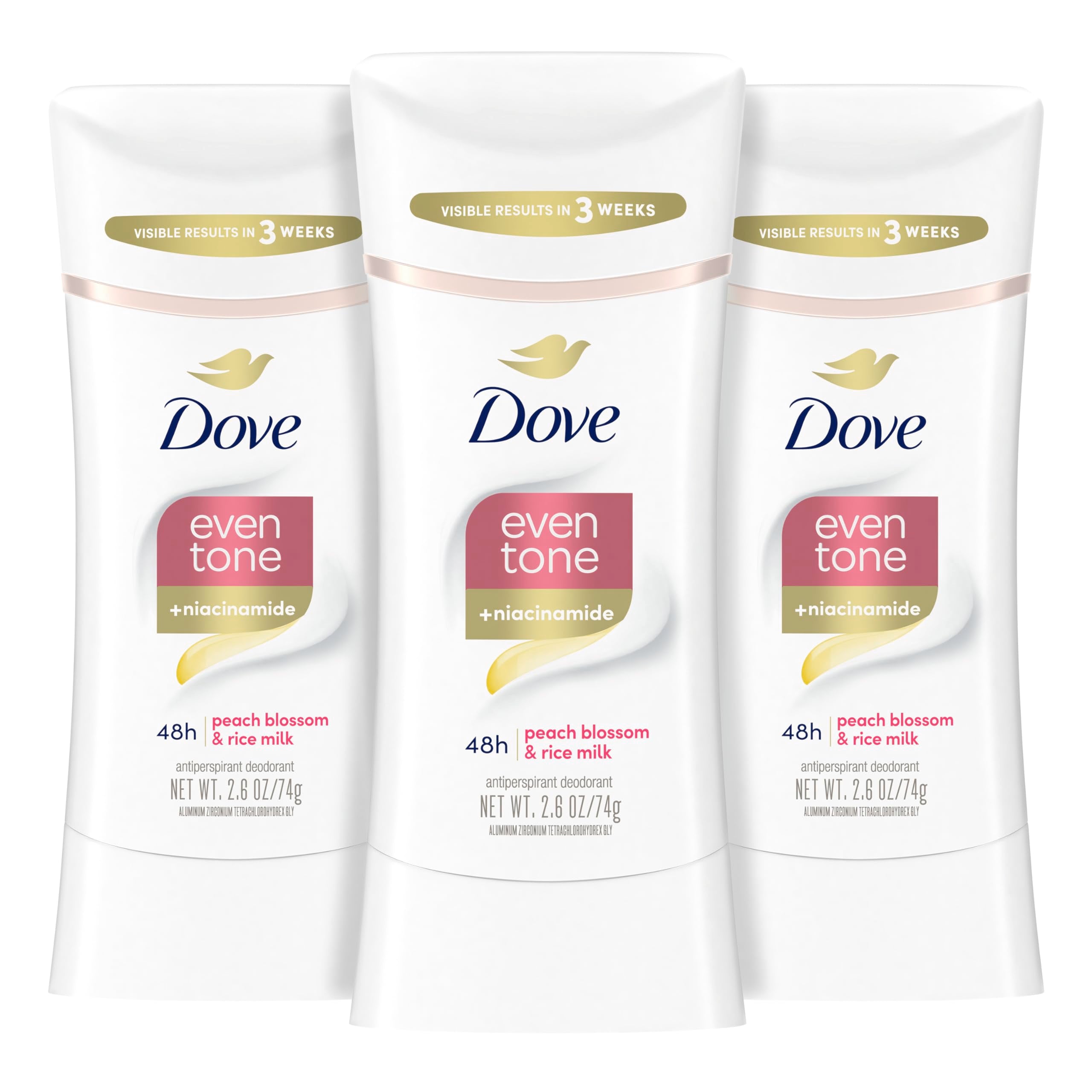 Dove Even Tone bâton, application facile et protection longue durée.