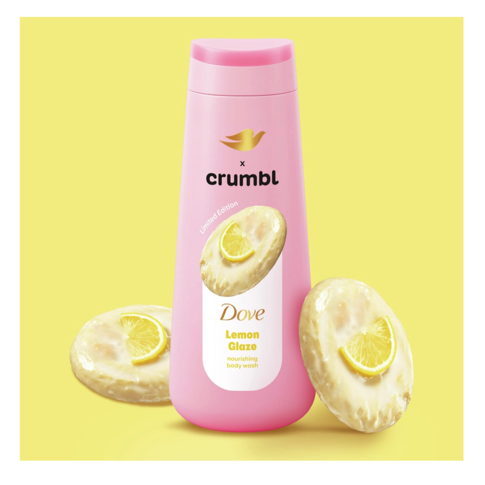 Gommage Dove crèmeux à base de plantes, douceur et renouvellement.