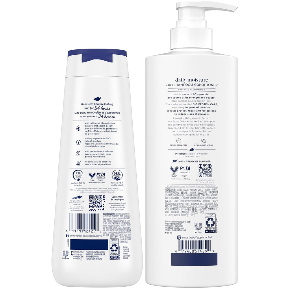 Gel douche Dove Deep Moisture, peau hydratée et parfum fruité.