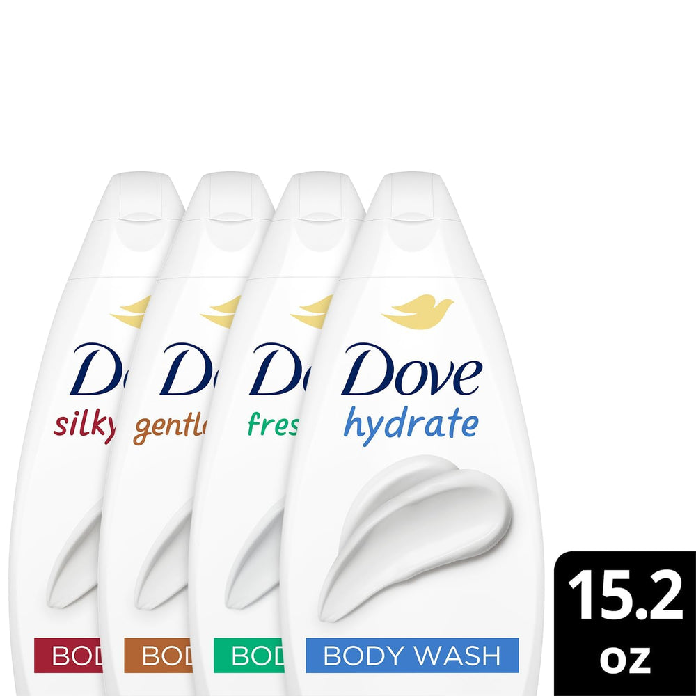 Gel douche Dove Gentle Pamper, flacon élégant, douceur premium pour la peau