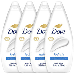 Dove Gel Douche Hydratant – flacon 750 ml, peau douce après chaque douche