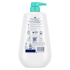 Gel douche Dove hydratation nourrissante pour peau sensible après la douche.