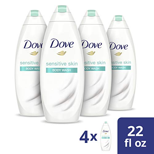 Gel Douche Dove Hypoallergenique, formule douce, adapté aux peaux sensibles.
