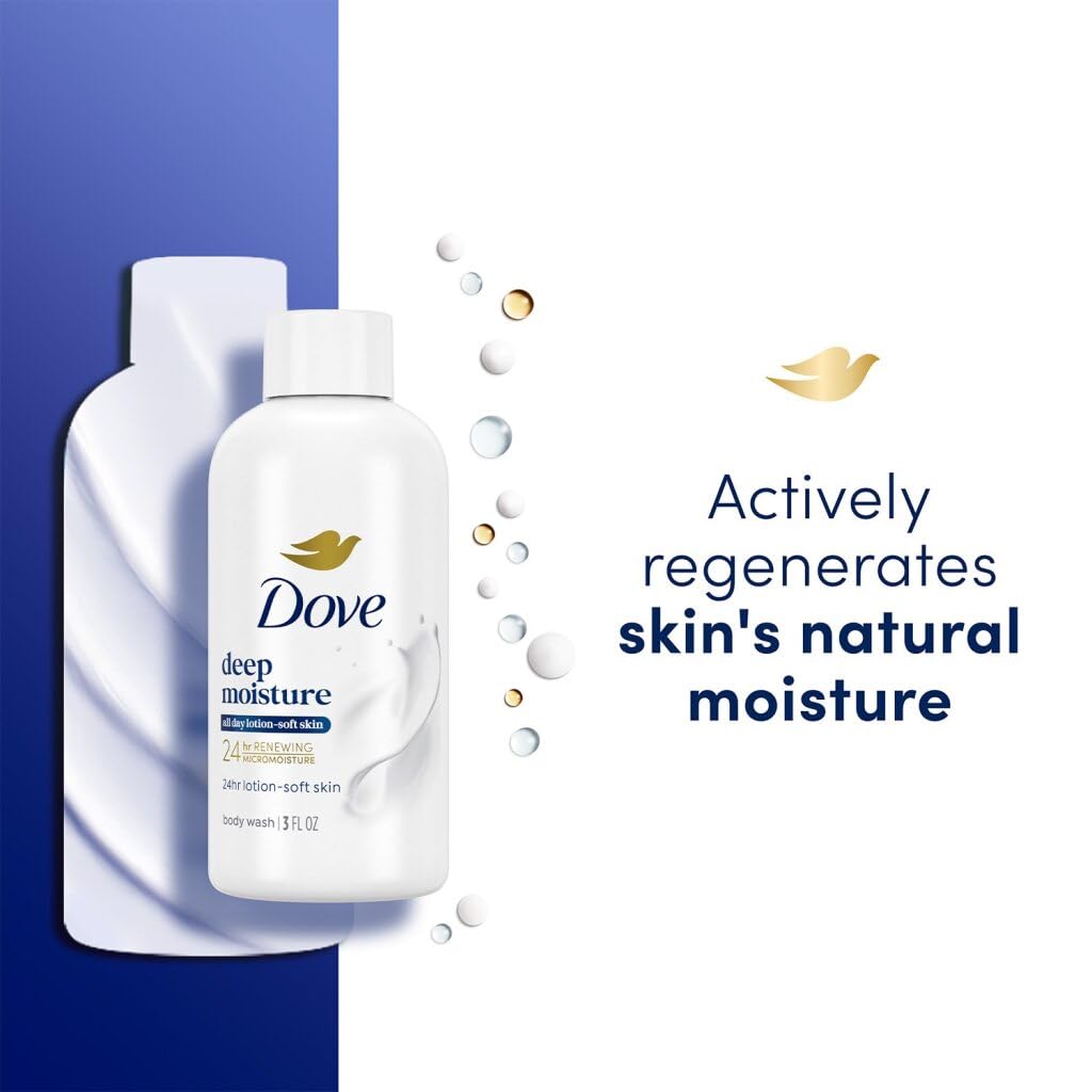 Dove Hydratation Profonde: lipides et glycérine nourrissent la peau.