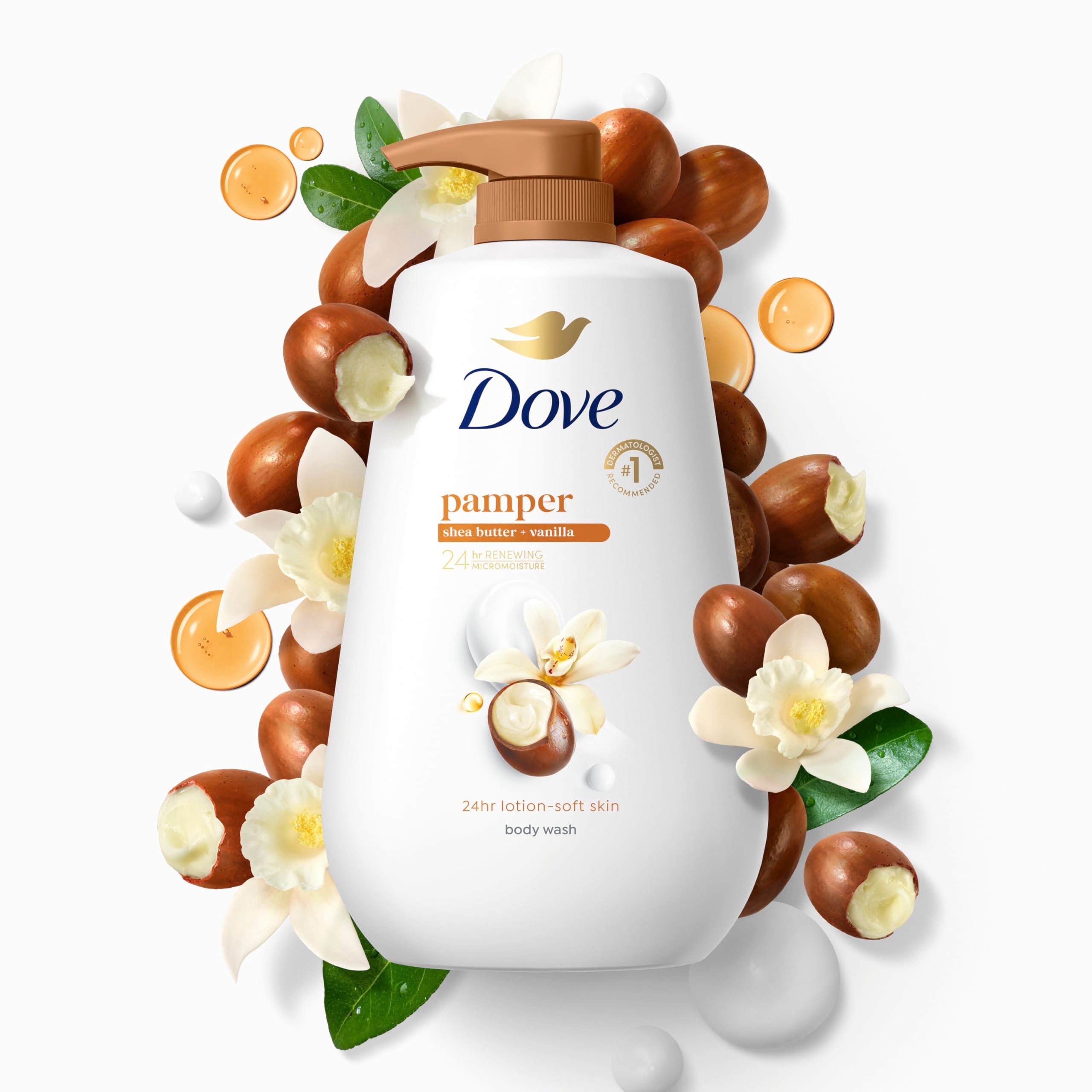 Gel douche Dove microgouttes hydratantes nourrissent en profondeur