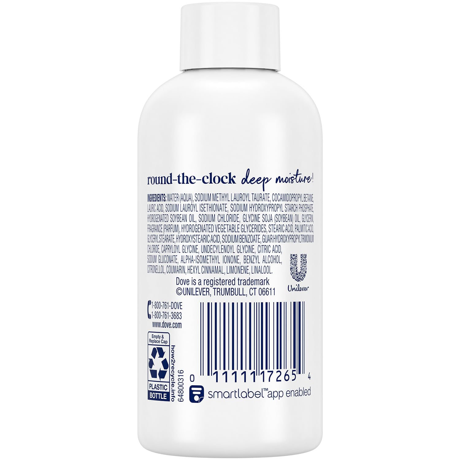 Dove Hydratation Profonde: mousse riche enveloppant la peau.