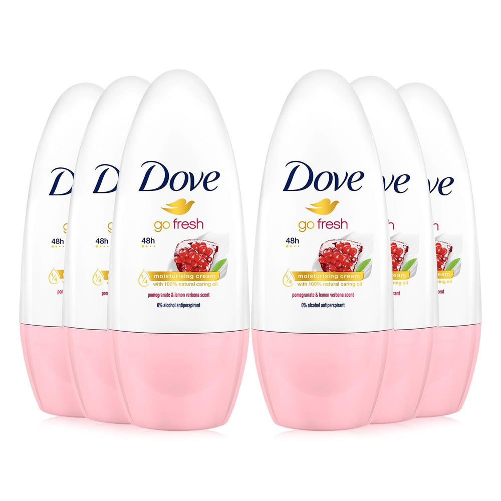 Dove Go Fresh Roll-On grenade et verveine – emballage élégant pour une fraîcheur durable
