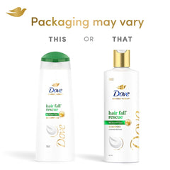 Dove Hair Fall Rescue: versement facile, application rapide et pratique.