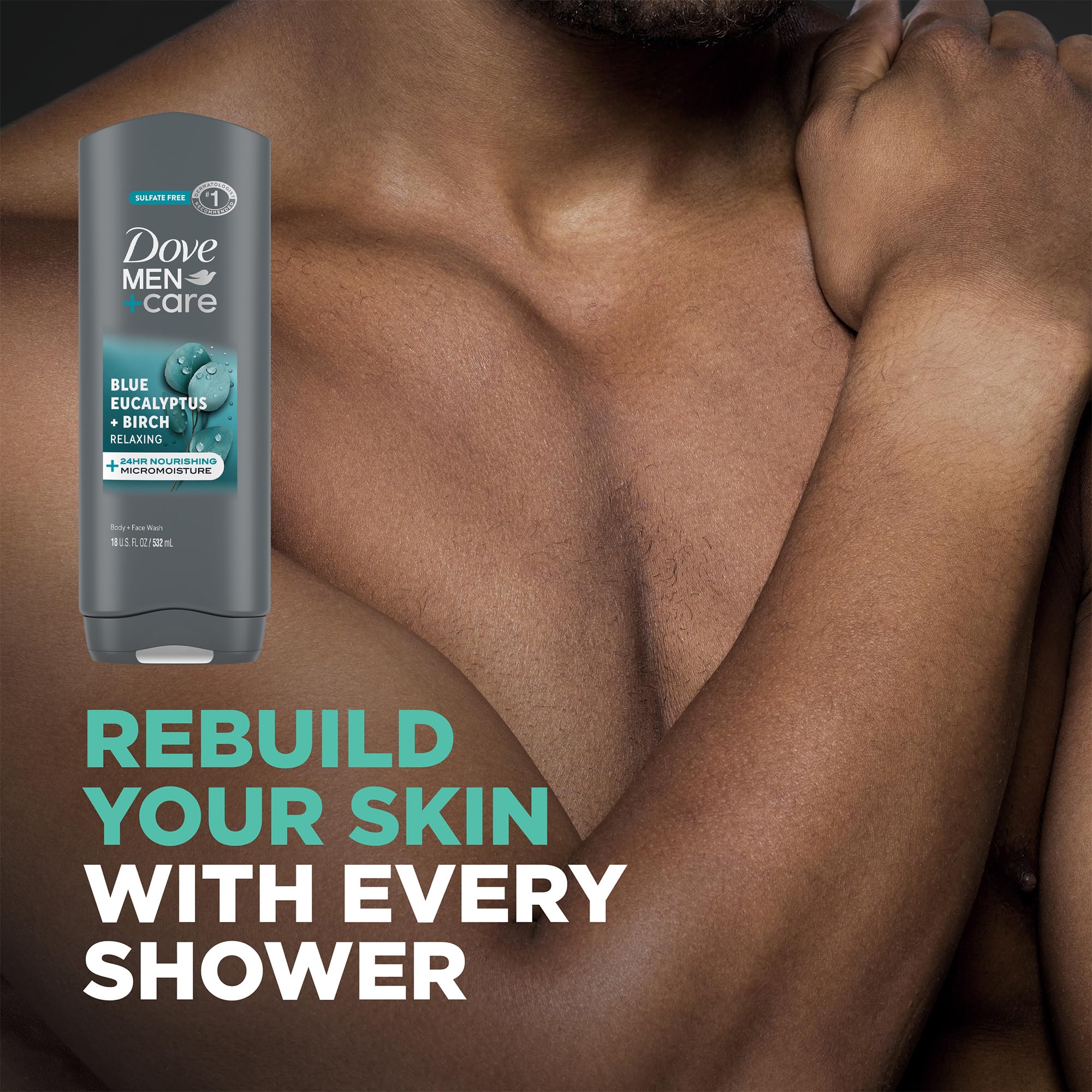 Dove Men+Care rituel-douche-quotidien: routine masculine simple et efficace.