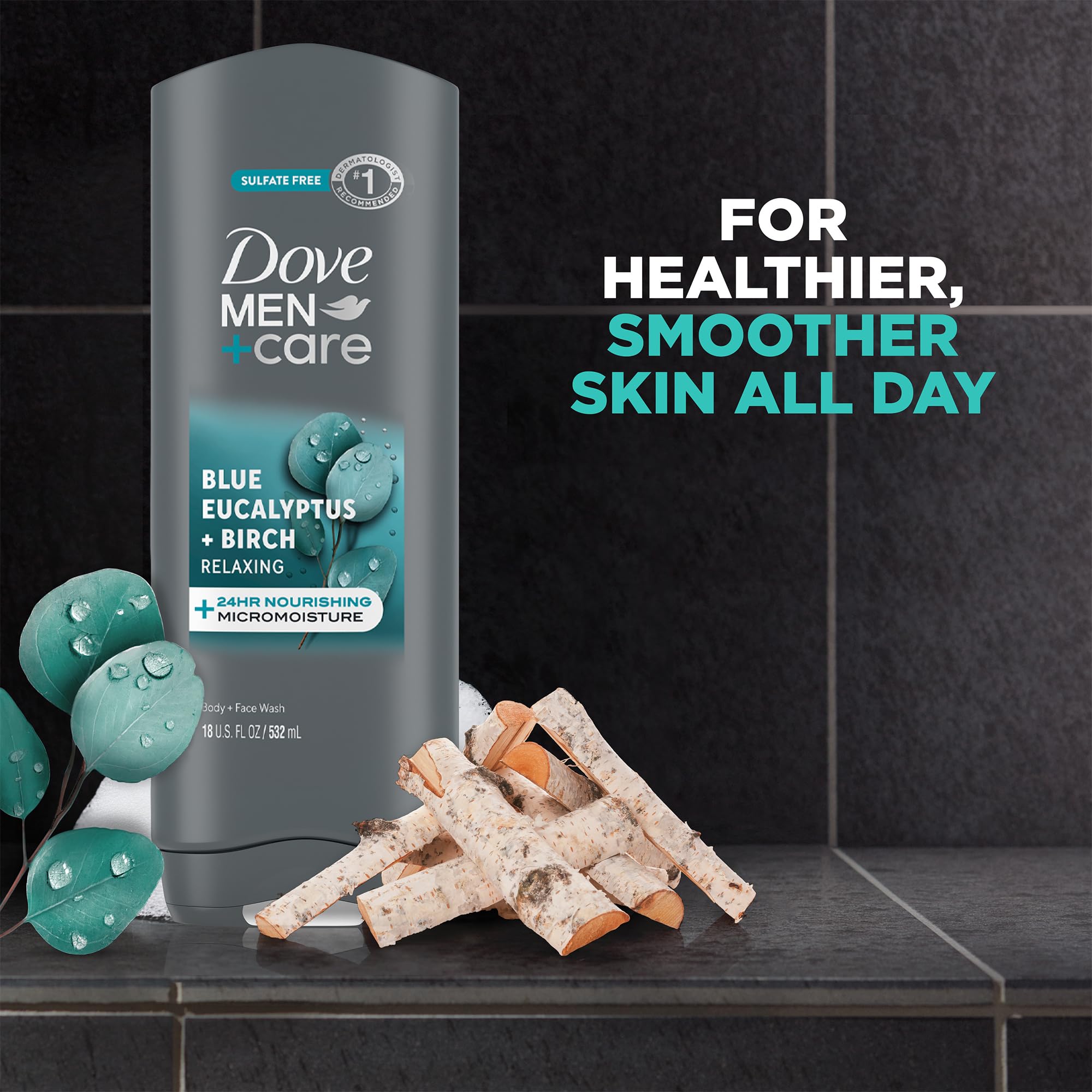 Dove Men+Care certifie-peta: produit sans cruauté envers les animaux.