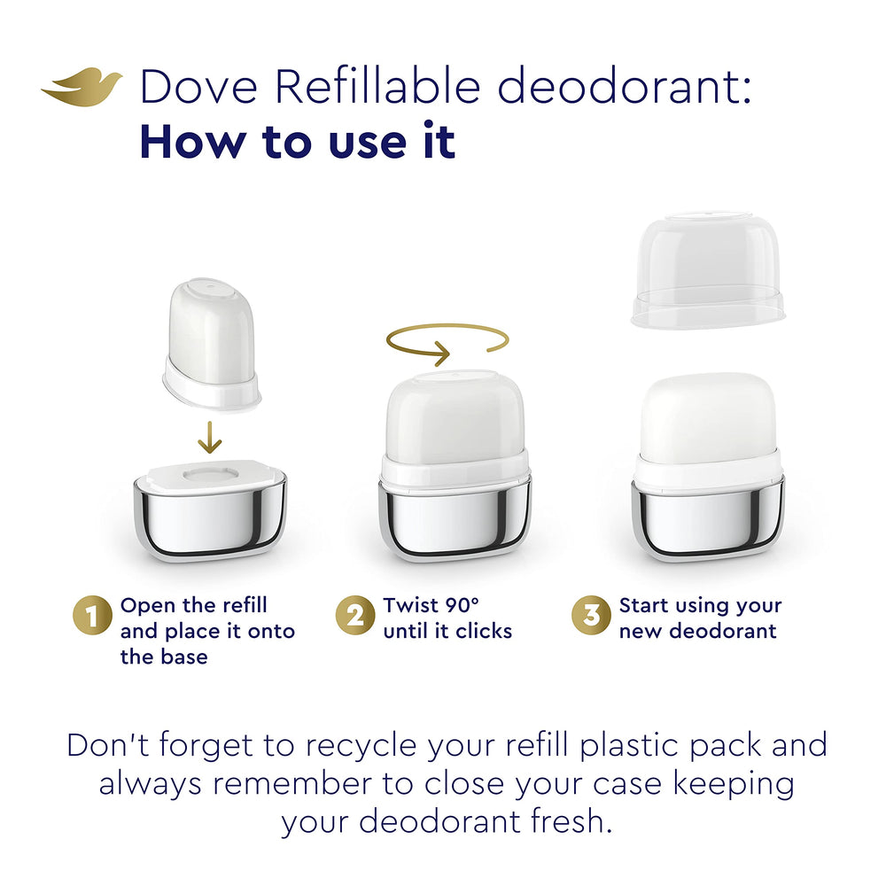 Dove hydratants inclus pour peau douce et confortable.