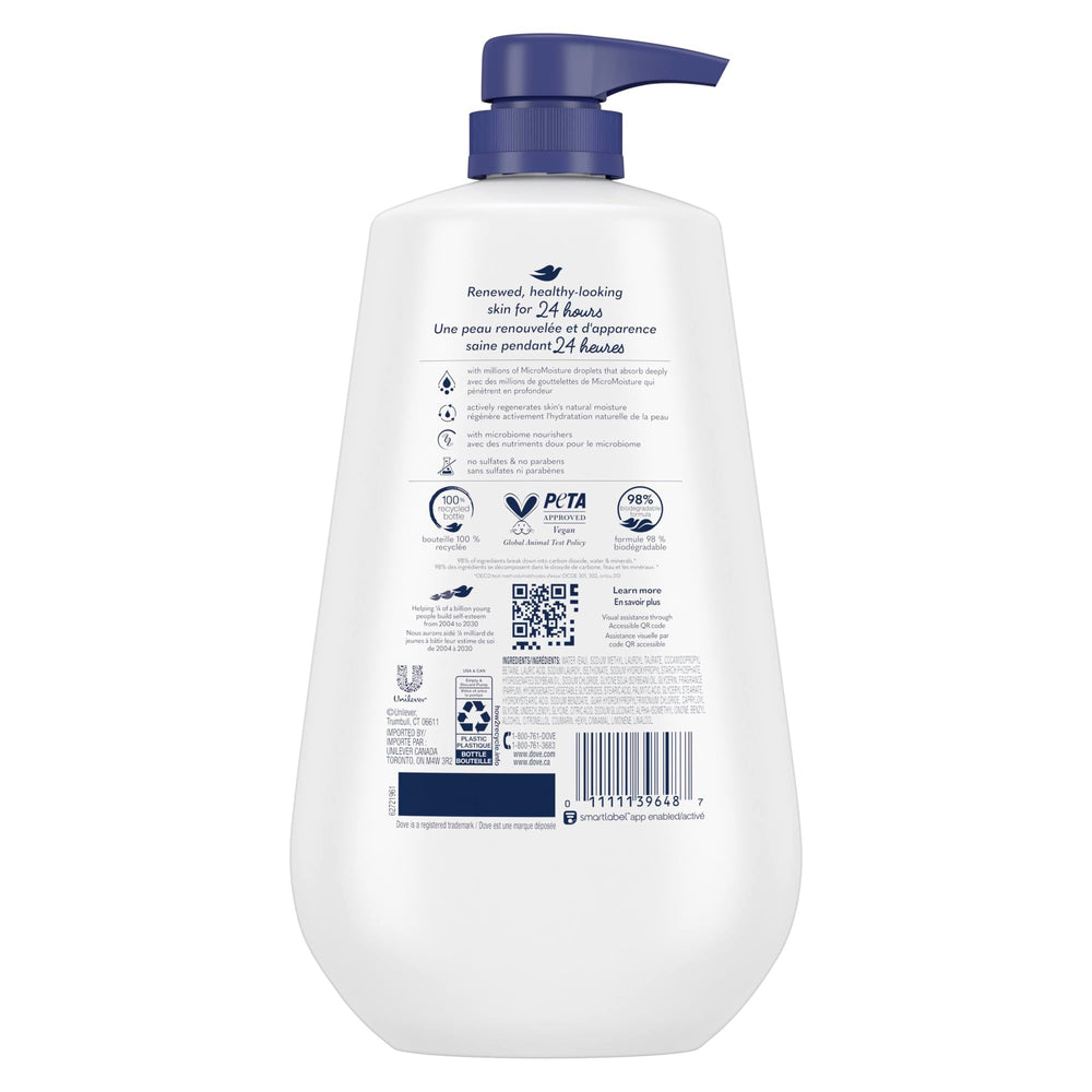 Dove Hydratation profonde – nourrissante durable pour zones sèches
