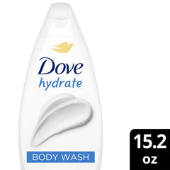Dove Hydrate two-pack display highlights value for shared family showers.
