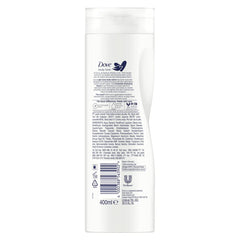 La pompe Dove hydro-nourrissante facilite l'application et l'hydratation rapide.