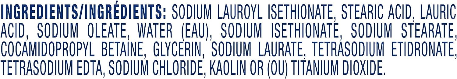 Savon Dove hypoallergénique sans parfum, idéal pour peaux sensibles.