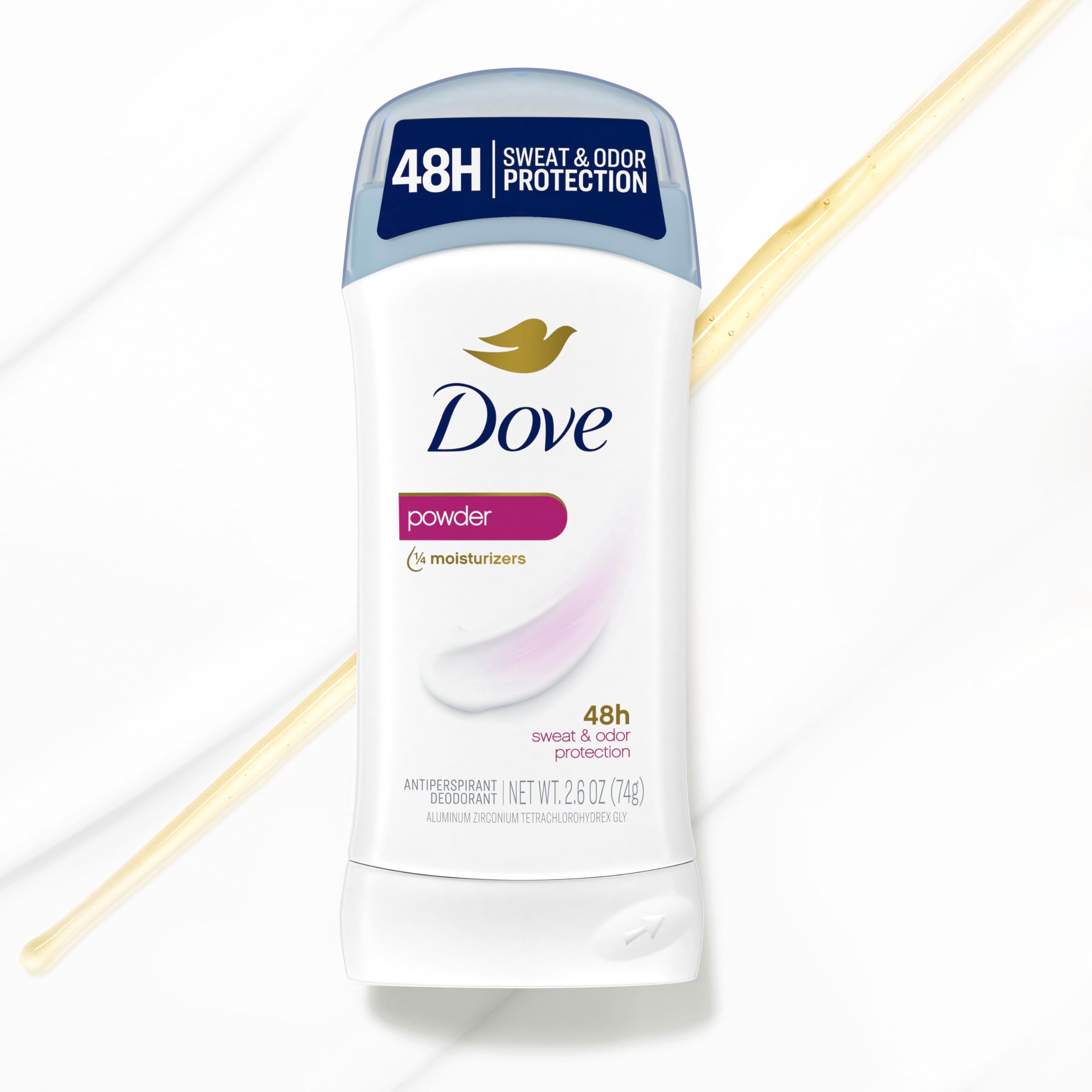 Dove Invisible Solid absence de traces sur les vetements.