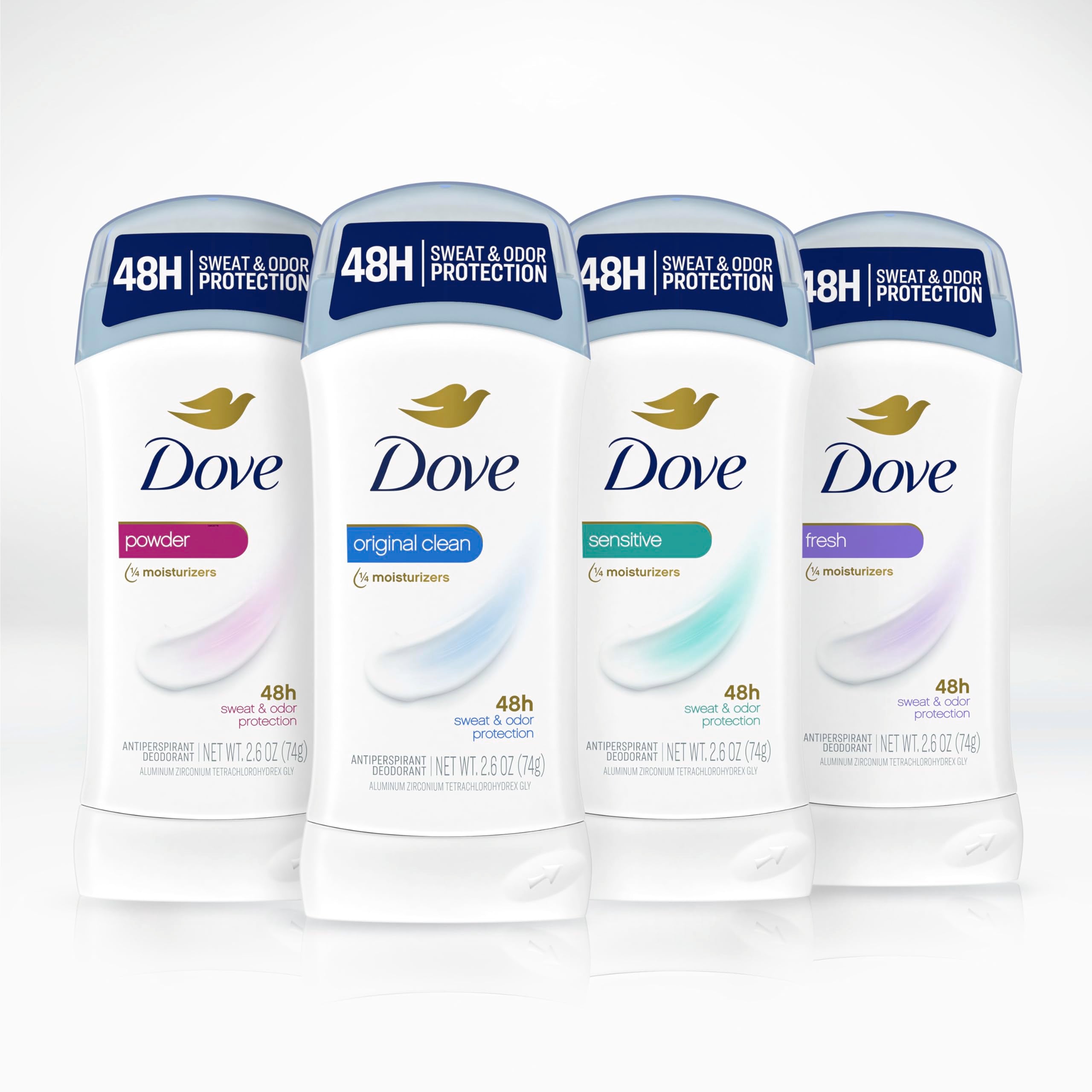 Dove Invisible Solid protection journee discrète et efficace.