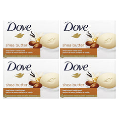 Savon Dove Karité doux emballage, présentation du savon pour une routine hydratante.