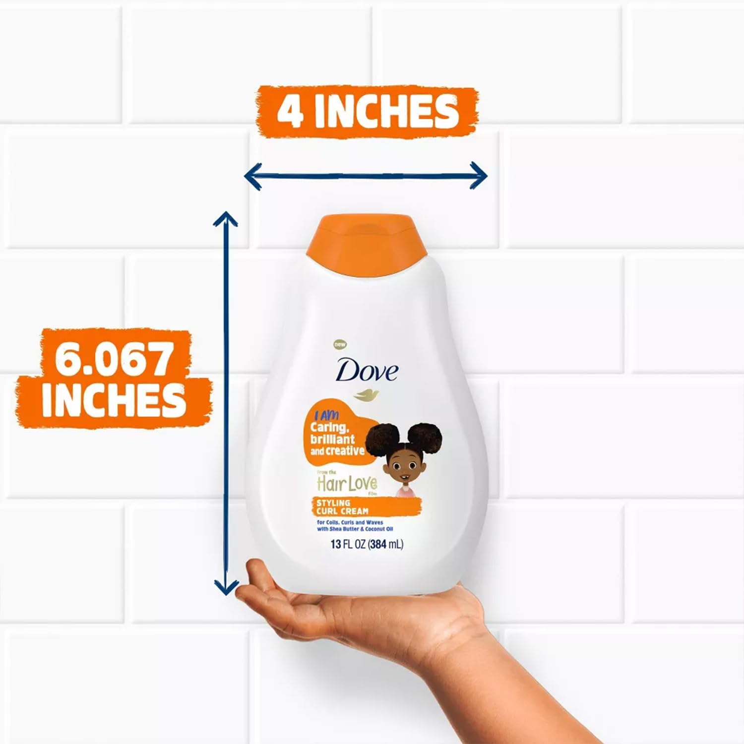 Beurre de karité et huile de coco – ingrédients naturels pour Dove Kids.