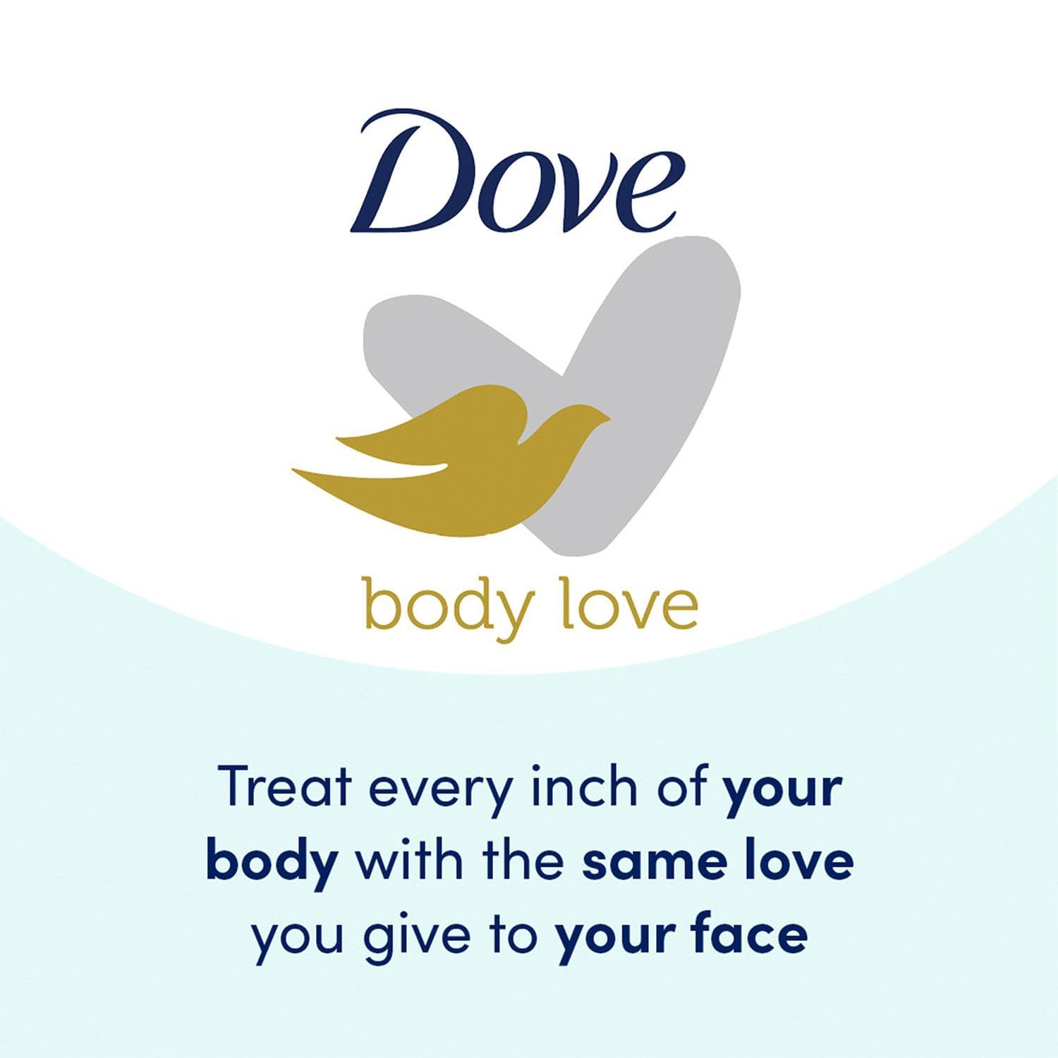 Dove Lotion Corps – application facile, massage apaisant.