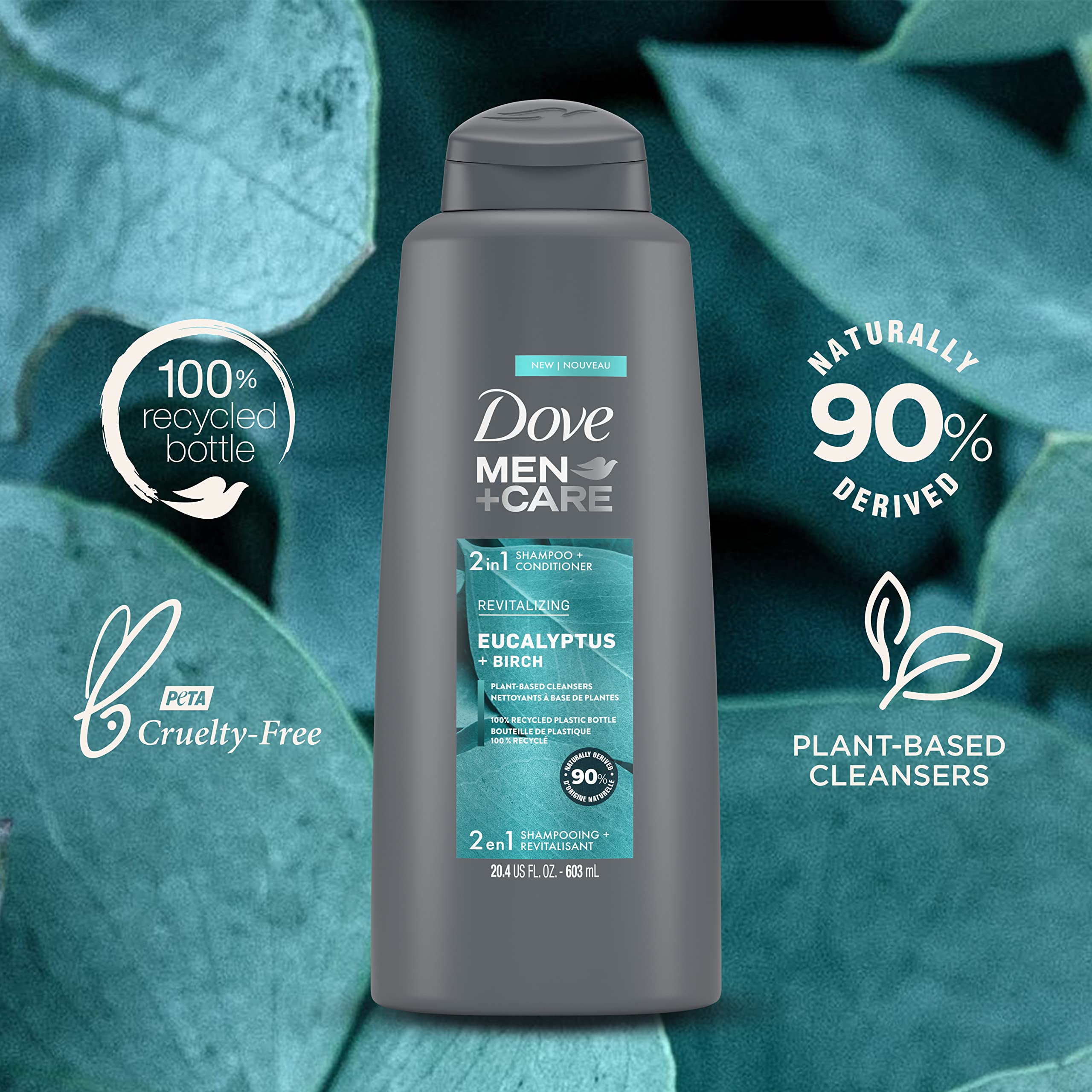 DOVE MEN + CARE texture mousse onctueuse: usage facile sous la douche