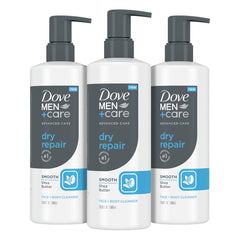 DOVE MEN CARE Advanced Care Dry Repair : bouteille nettoyant hydratant visage et corps