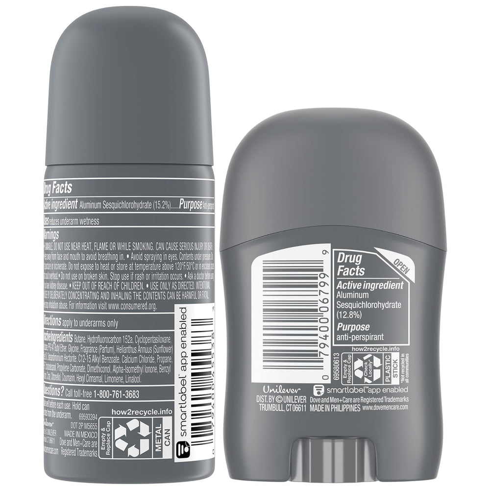 Aérosol antitranspirant Dove Men+Care : fraîcheur durable en spray.