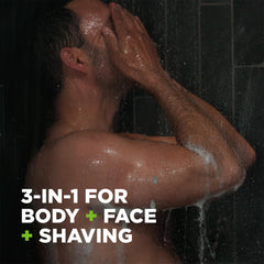 Mousse adaptée visage et corps avec Dove Men+Care Extra Fresh.