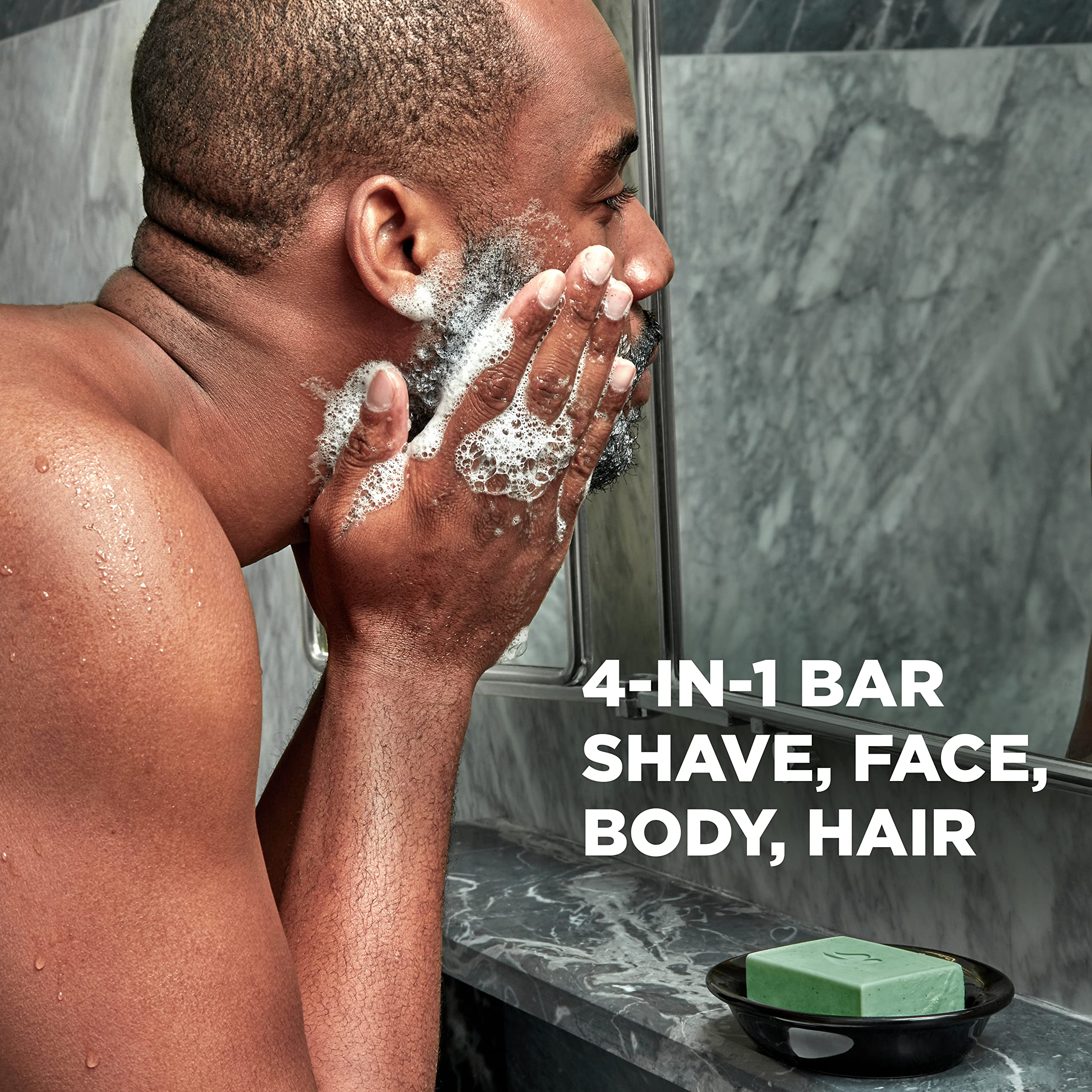 Dove Men+Care barre-4-en-1-corps-cheveux-visage-rasage: usage quotidien simple et efficace.
