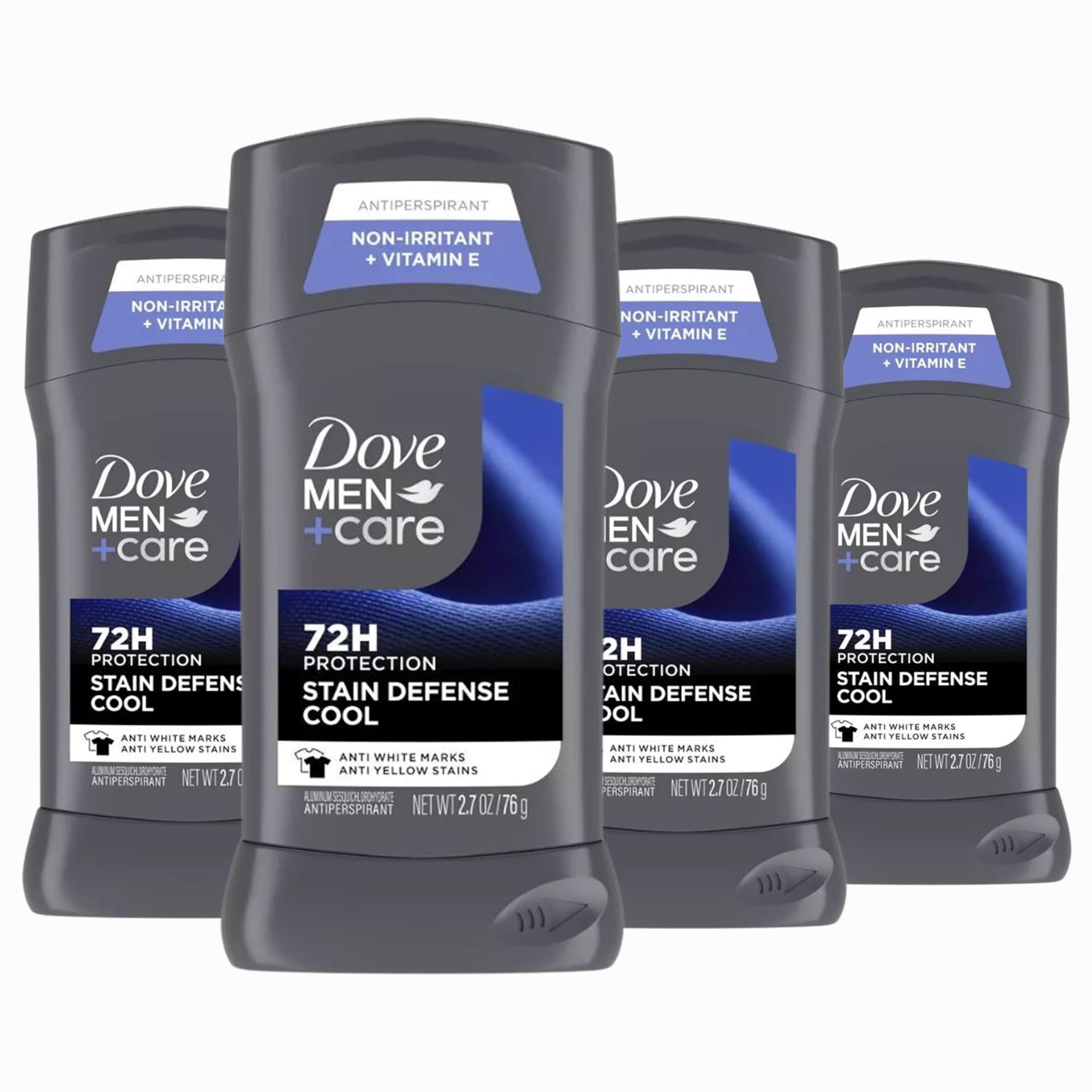 Bâton Dove Men+Care Déodorant, emballage clair et repérable, facile à saisir