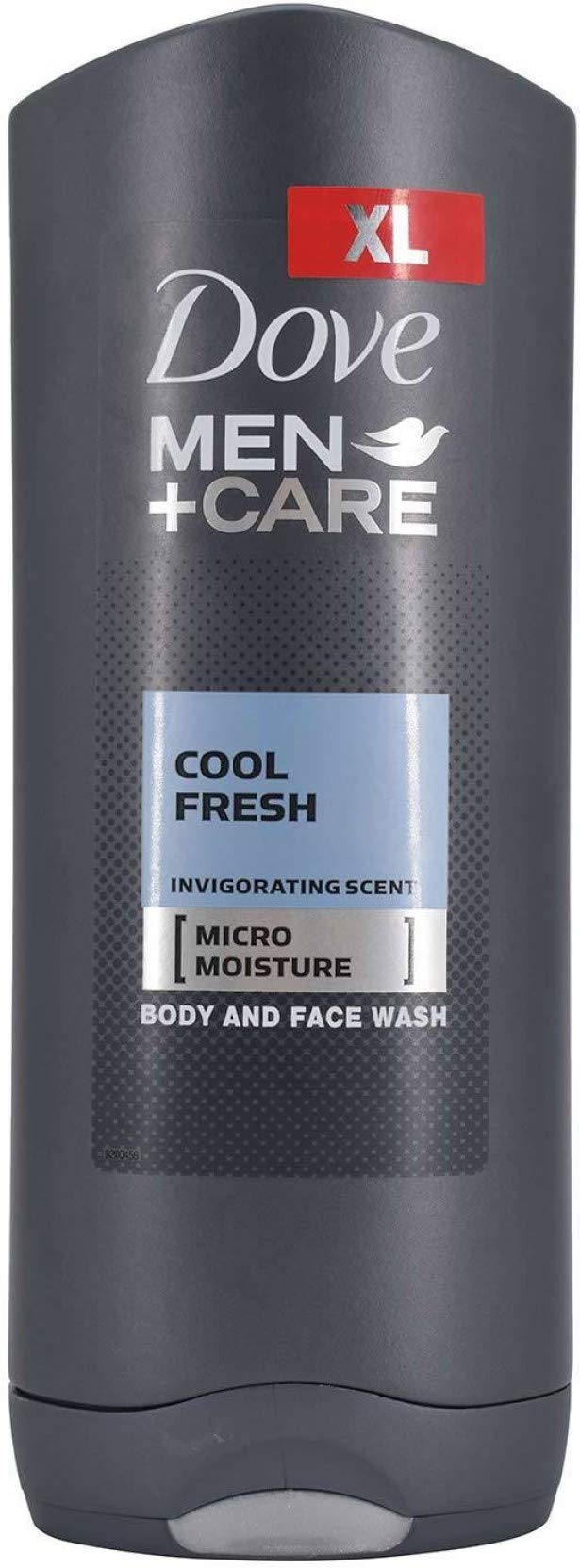 Dove Men Care: texture mousseuse sur la peau pour rinçage facile