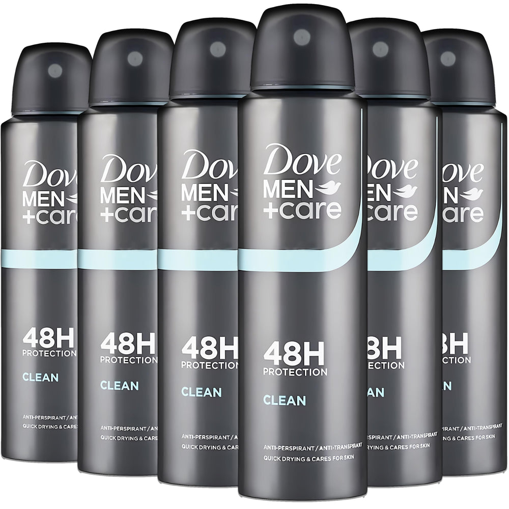 Dove Men+Care Classic Spray et bouteille, diffusion précise et protection fiable tout au long de la journée.