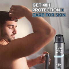 Dove Men+Care Classic Spray, senteur classique qui prolonge la fraîcheur en journée.
