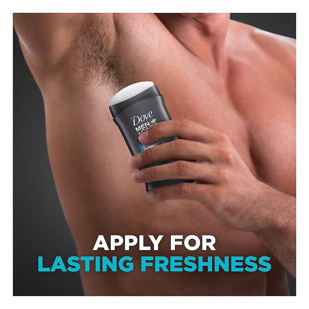 Dove Men+Care déodorant pour une routine quotidienne sans irritations.