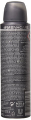 Dove Men + Care Dry Spray Cool Fresh being applied for mess-free, quick use.