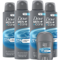 Dove Men+Care Dry Spray – bouteille de 3,8 oz prête à l’emploi et protection durable.