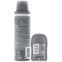 Dove Men+Care Dry Spray – emballage élégant et parfum durable.