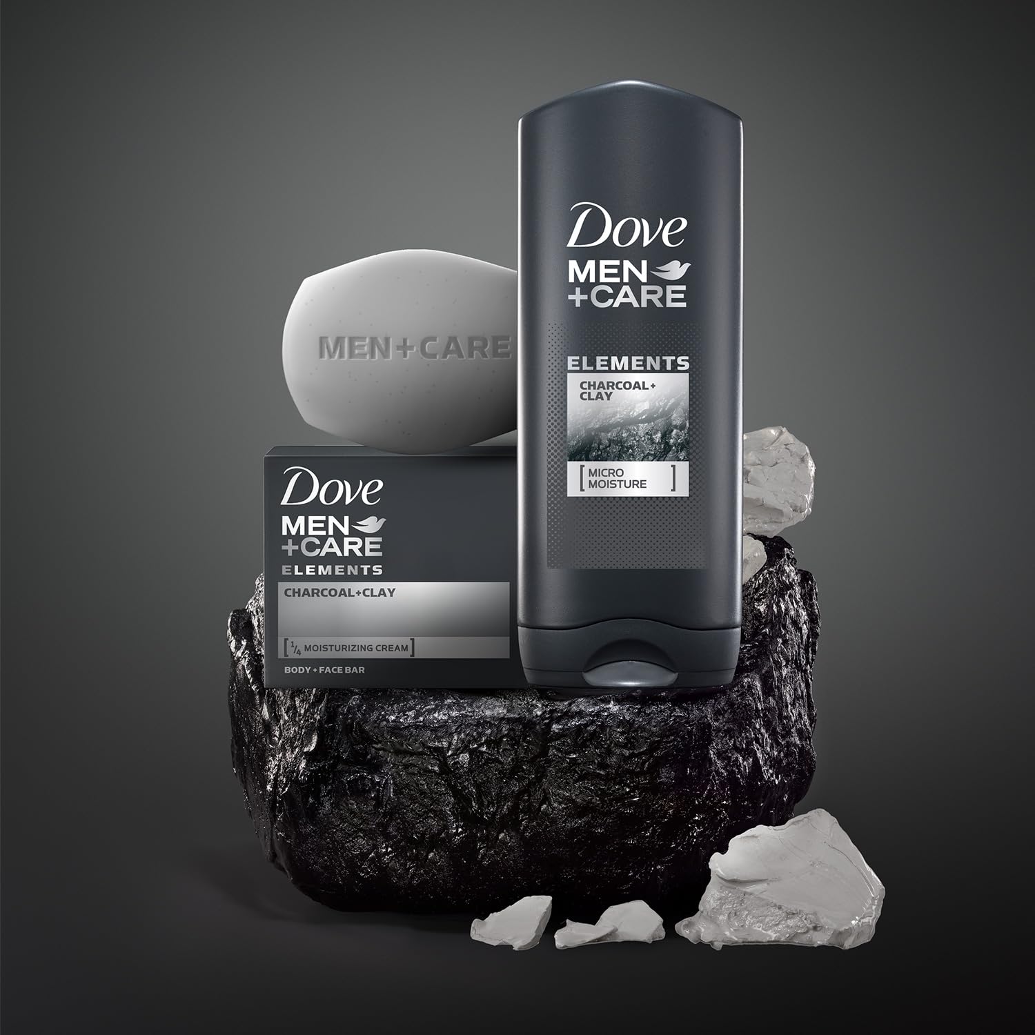Emballage Dove Men+Care 2 Barres Charbon – solution économique et pratique.