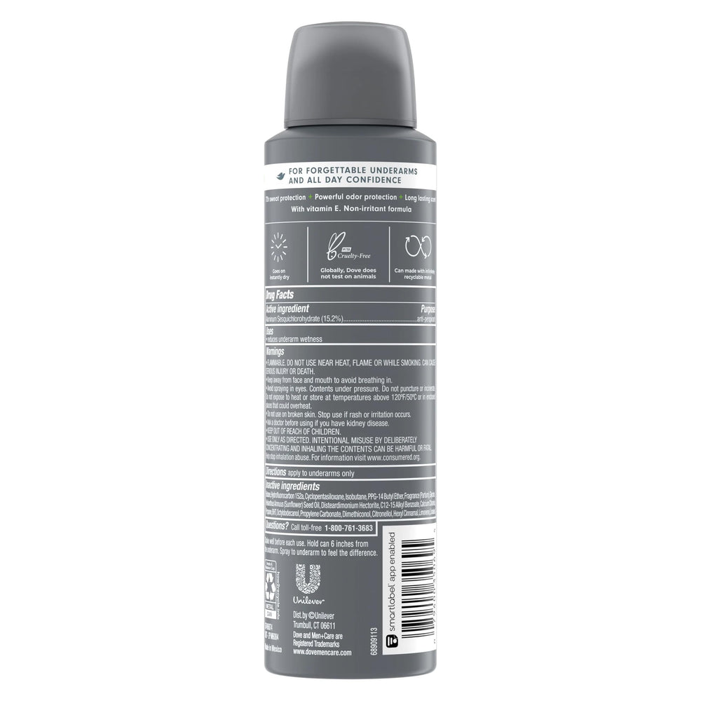 Dove Men+Care Extra Fresh, lot de 6 bouteilles, pratique pour gym et voyage