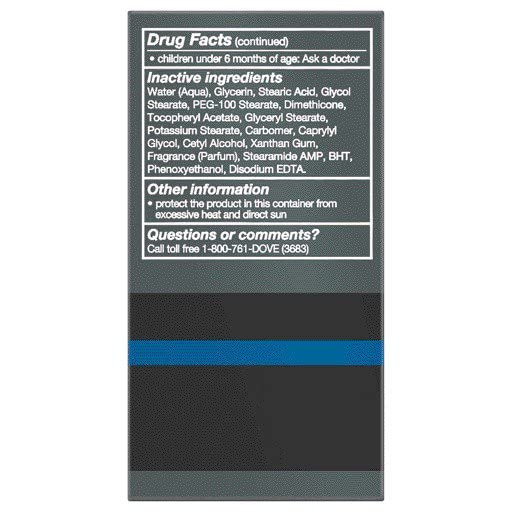 Emballage design de Dove Men+Care Hydrate, pratique et moderne.