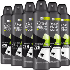 Dove Men+Care Invisible Fresh flacon — fraîcheur durable toute la journée.