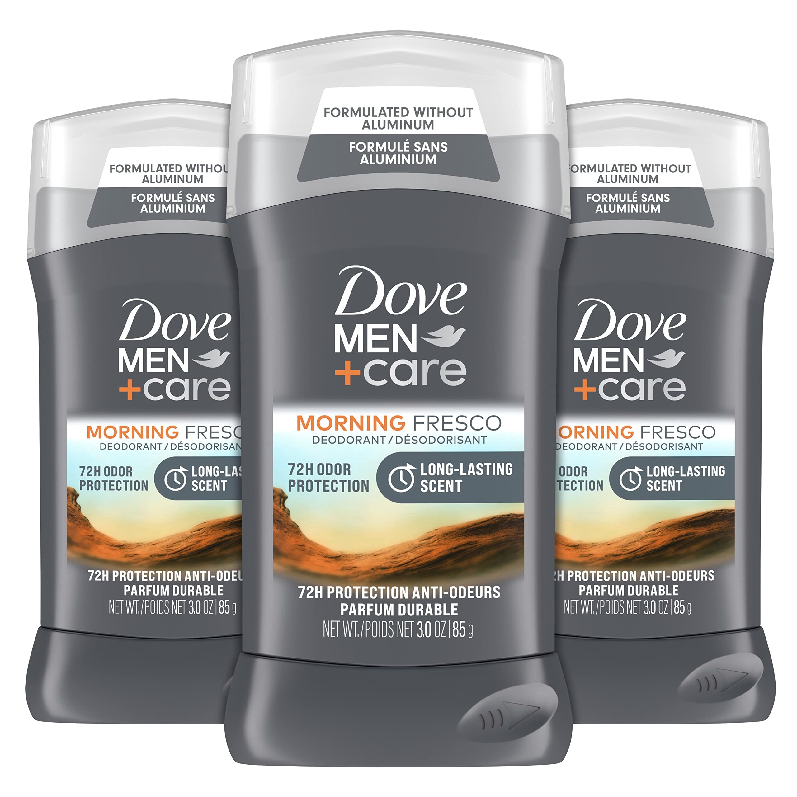 Stick Morning Fresco DOVE MEN + CARE : fraîcheur durable et protection quotidienne.